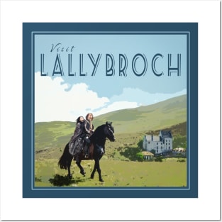 Visit Lallybroch Vintage Travel Poster Posters and Art